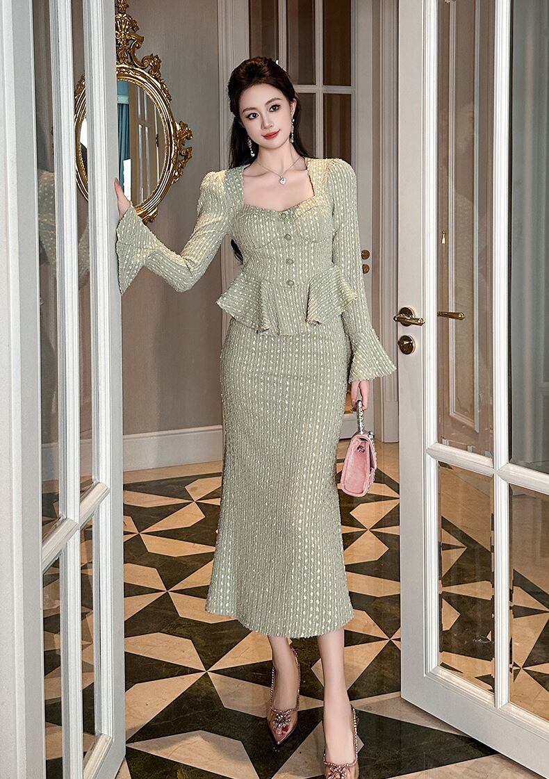 【dress】ドッキングデートワンピース　M27512