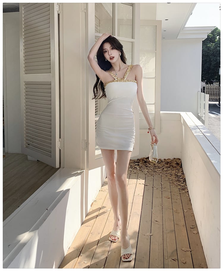 【dress】ビジューワンピース　M28834