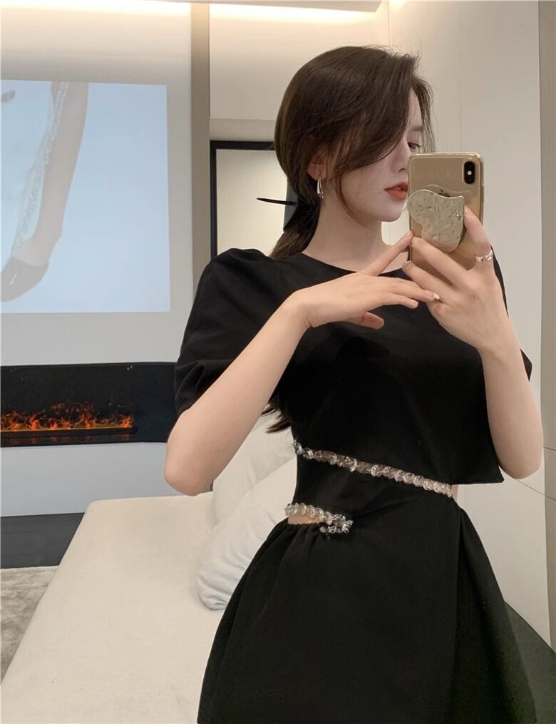 【dress】ウエストカットワンピース G21055