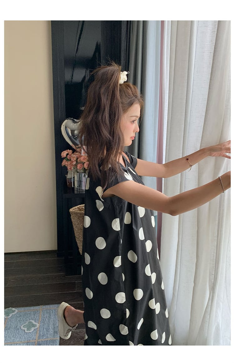 【dress】ドット柄ワンピース　M23927