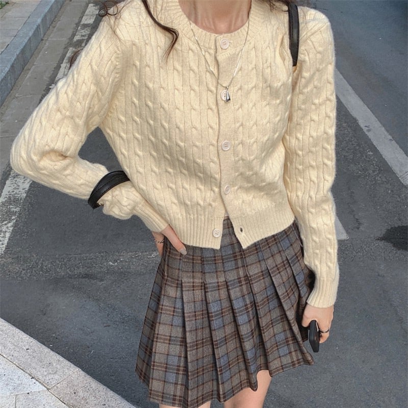【outer】ニットカーデ　M25957