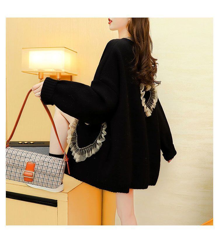 【outer】Vネックニットカーデ　M29144