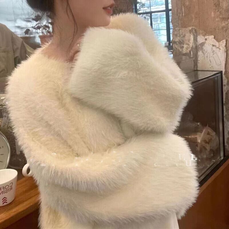 【tops】シャギープルニットオーバー　M18845