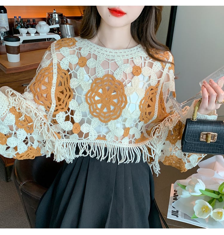 【tops】レースプルオーバー　M29359