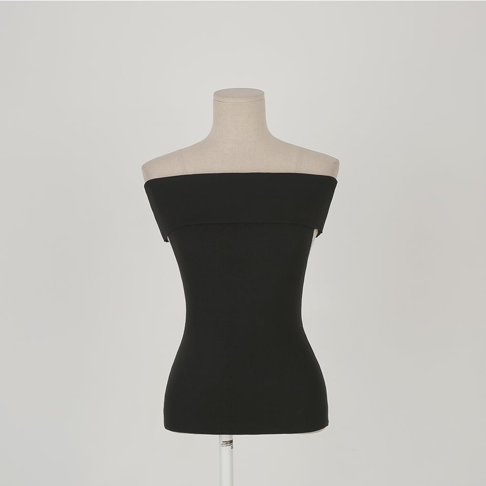 【tops】ボートネックニットトップス　M23893