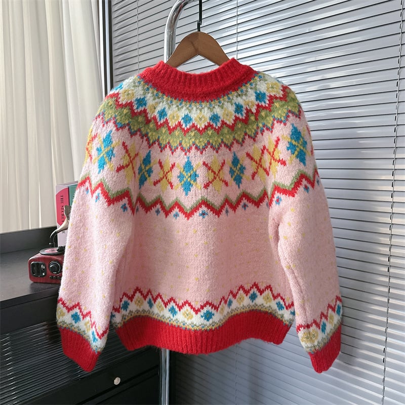 【outer】クリスマスニットカーデ　M28355