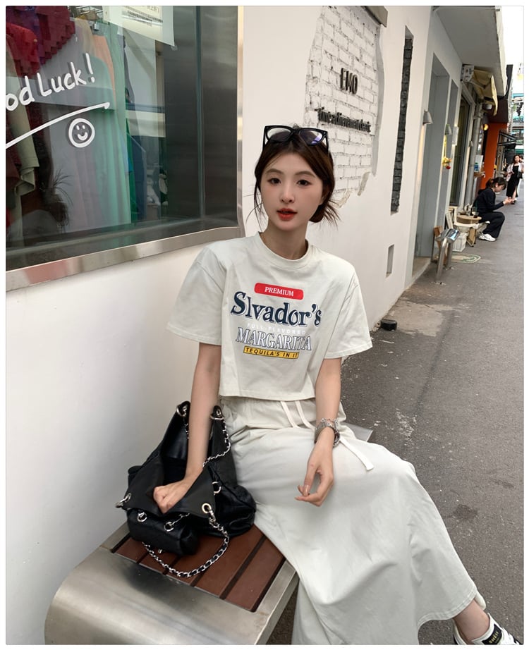 【set】Tシャツ×スカートセット　M24649