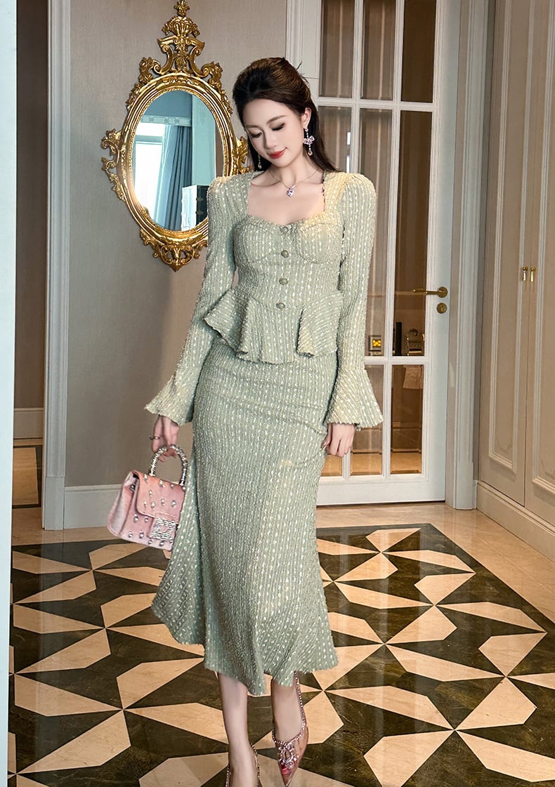 【dress】ドッキングデートワンピース　M27512