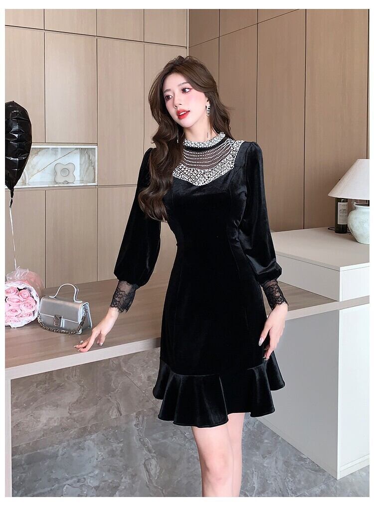 【dress】デートワンピース　M18900