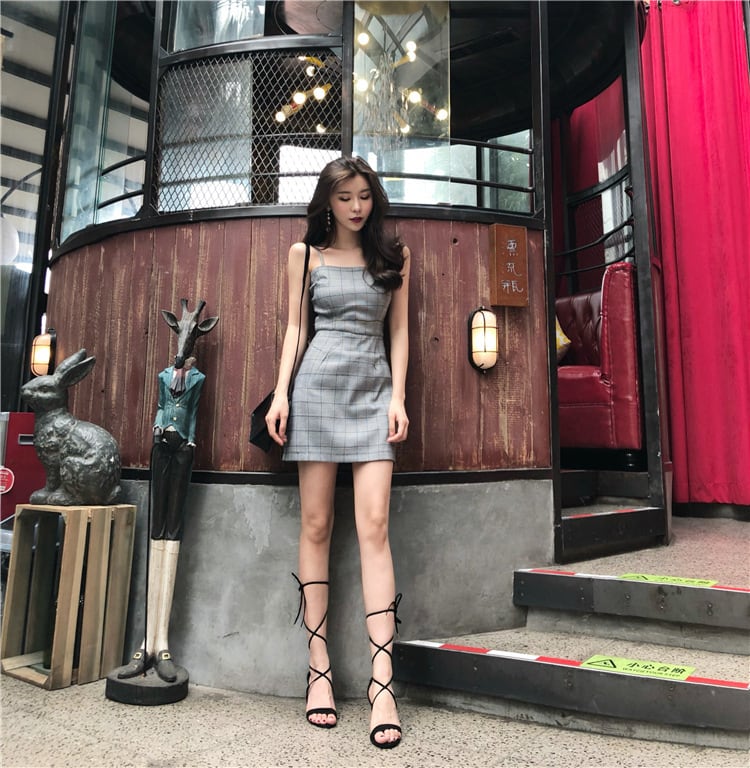 【dress】バックリボンキャミワンピース G21356