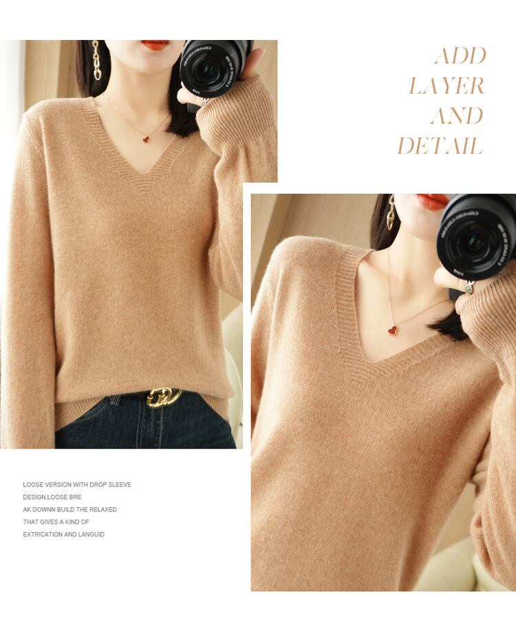 【tops】ニットプルオーバー　M19160