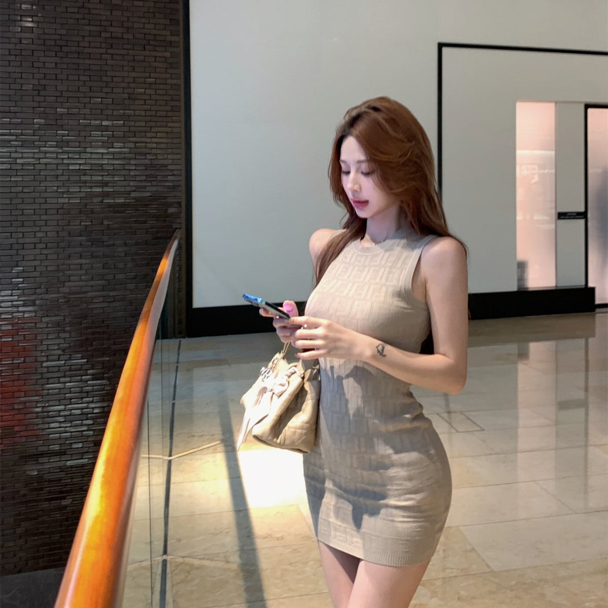 【dress】ノースリーブワンピース　M24707