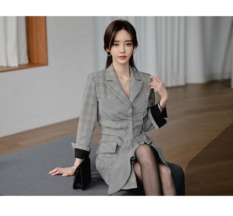 【dress】スーツジャケットワンピース　M18517