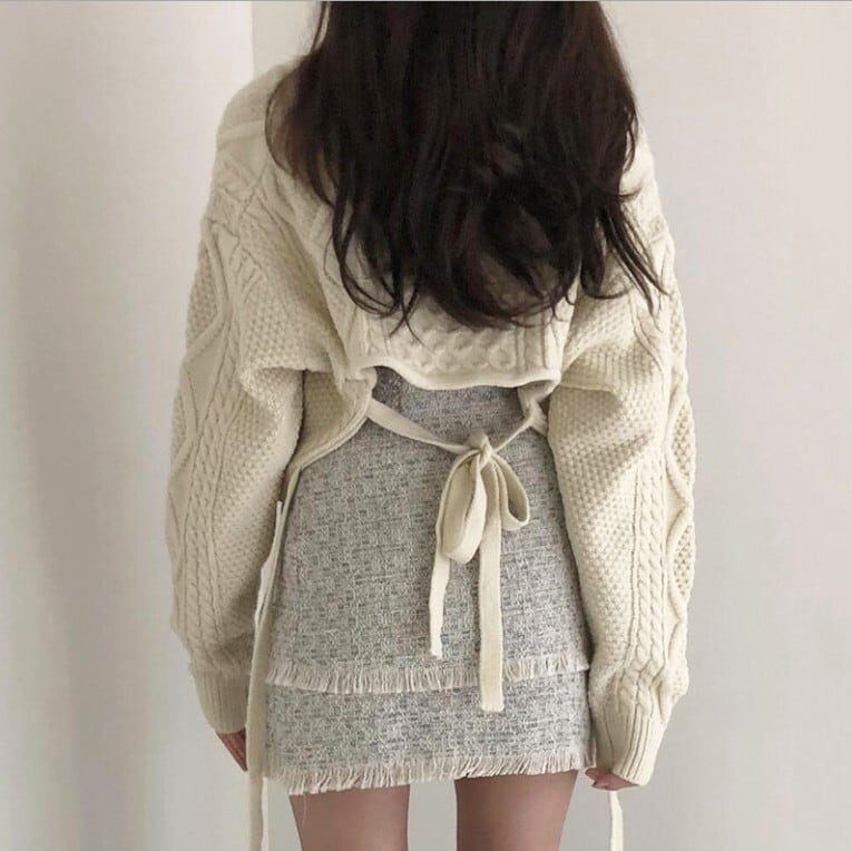 【tops】ニットセーター　M25602