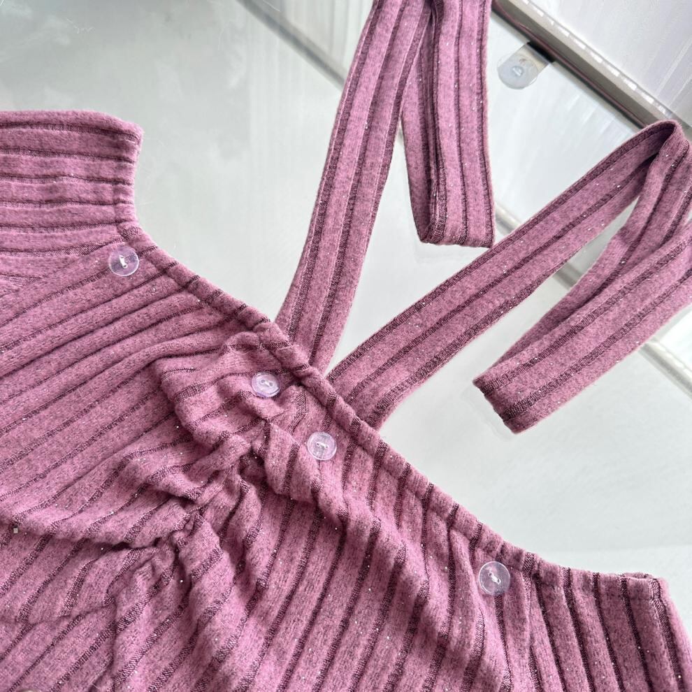【tops】ホルターネックファーニットトップス　M27691