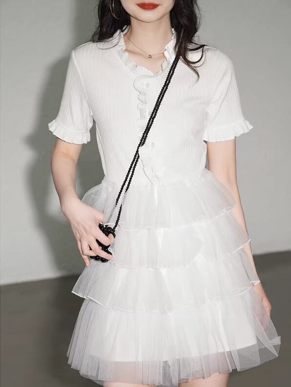 【dress】フランス風シフォンワンピース G20101