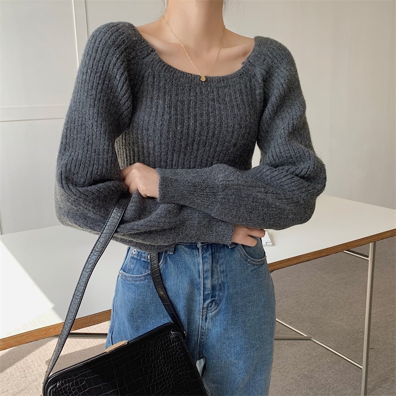 【tops】ニットトップス　M27328