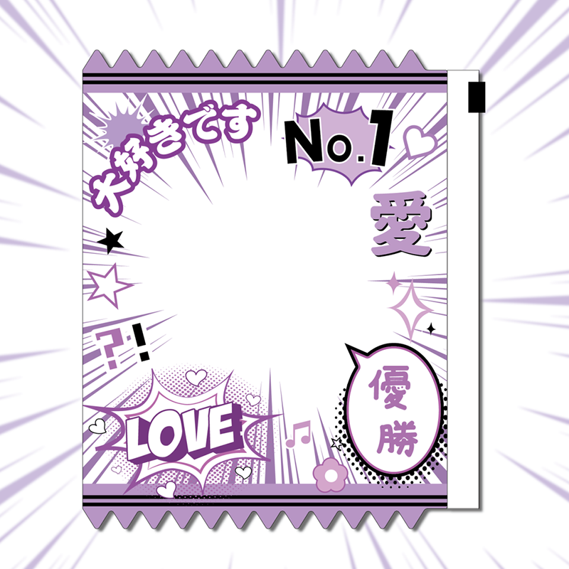 【GOODS】漫画風 PVC 58-75MM 缶バッジ ホルダー カバー Q2222