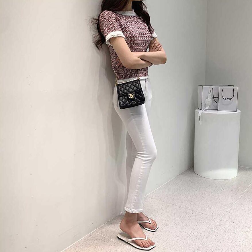 【tops】美人度アップラウンドネック半袖ファッションTシャツF0021