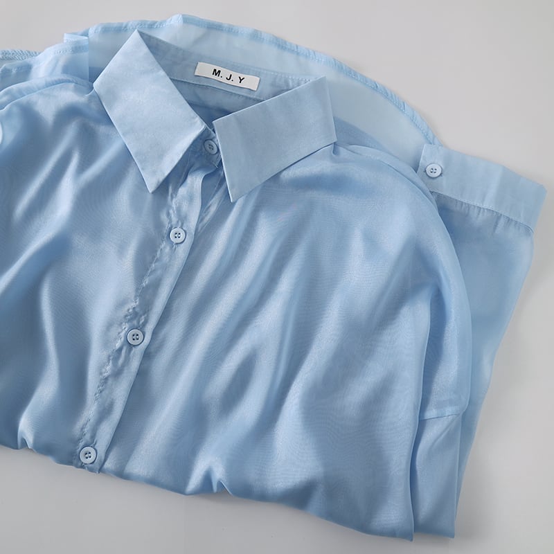 【tops】紫外線対策シャツトップス　M24689