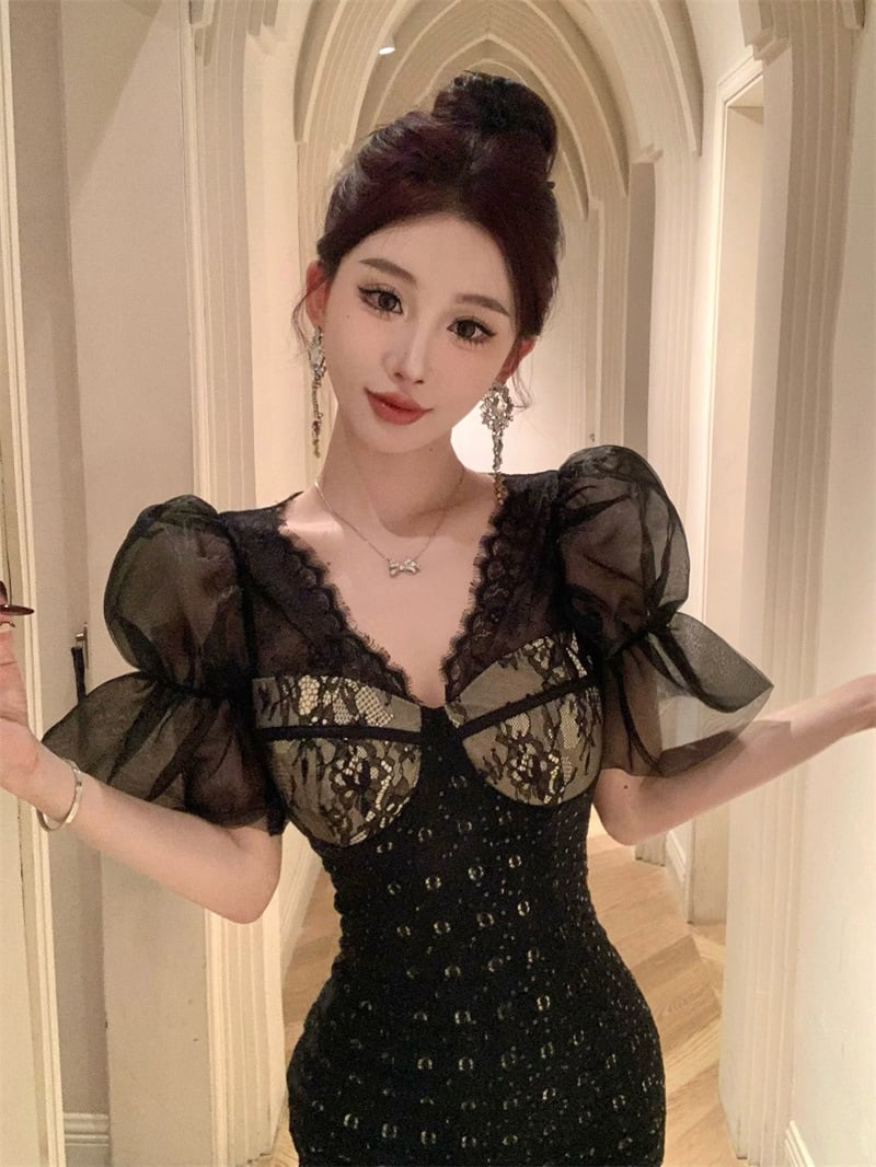 【dress】マーメイドワンピース　M24588