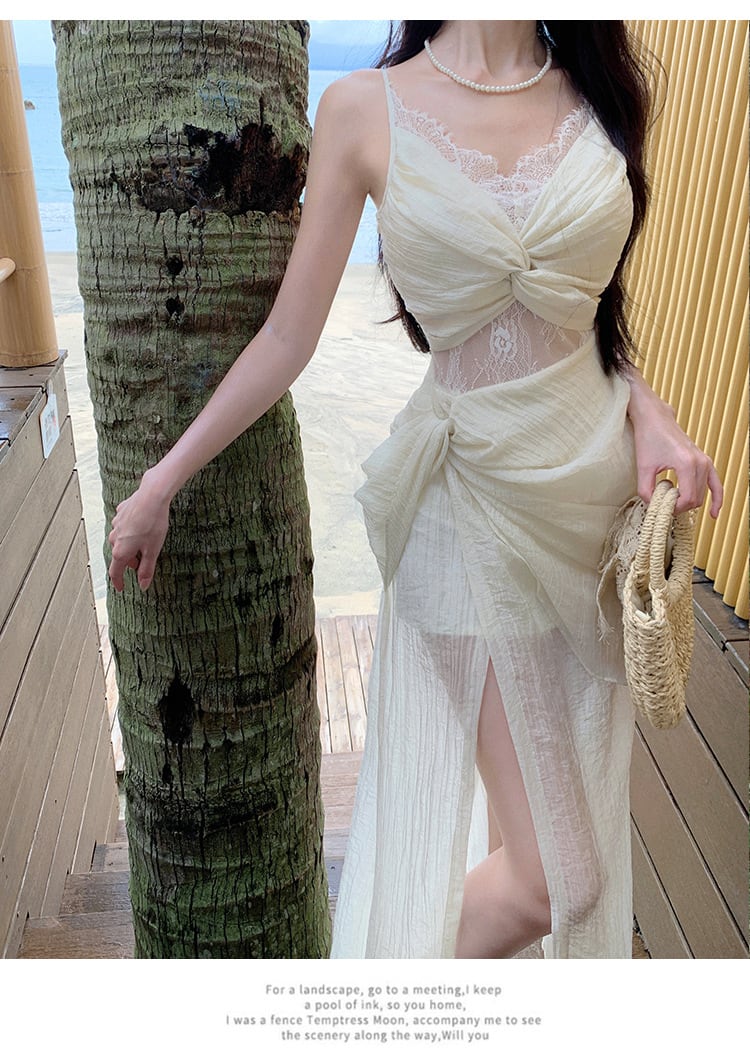 【dress】レースキャミワンピース　M25135