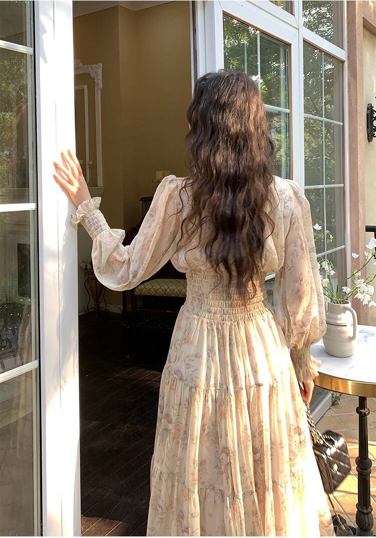 【dress】花柄ワンピース　M29733