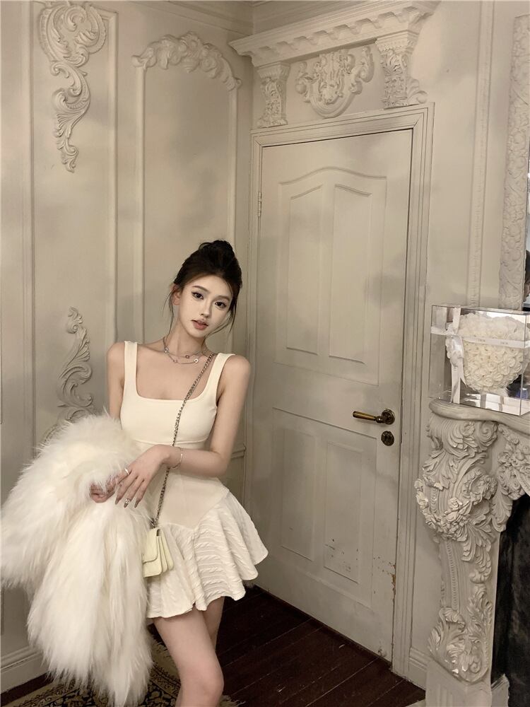 【dress】Aラインキャミワンピース G20410