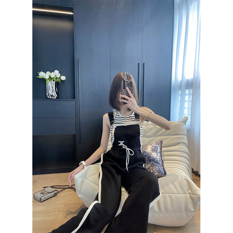 【bottoms】ハイウエストオーバーオールG21588