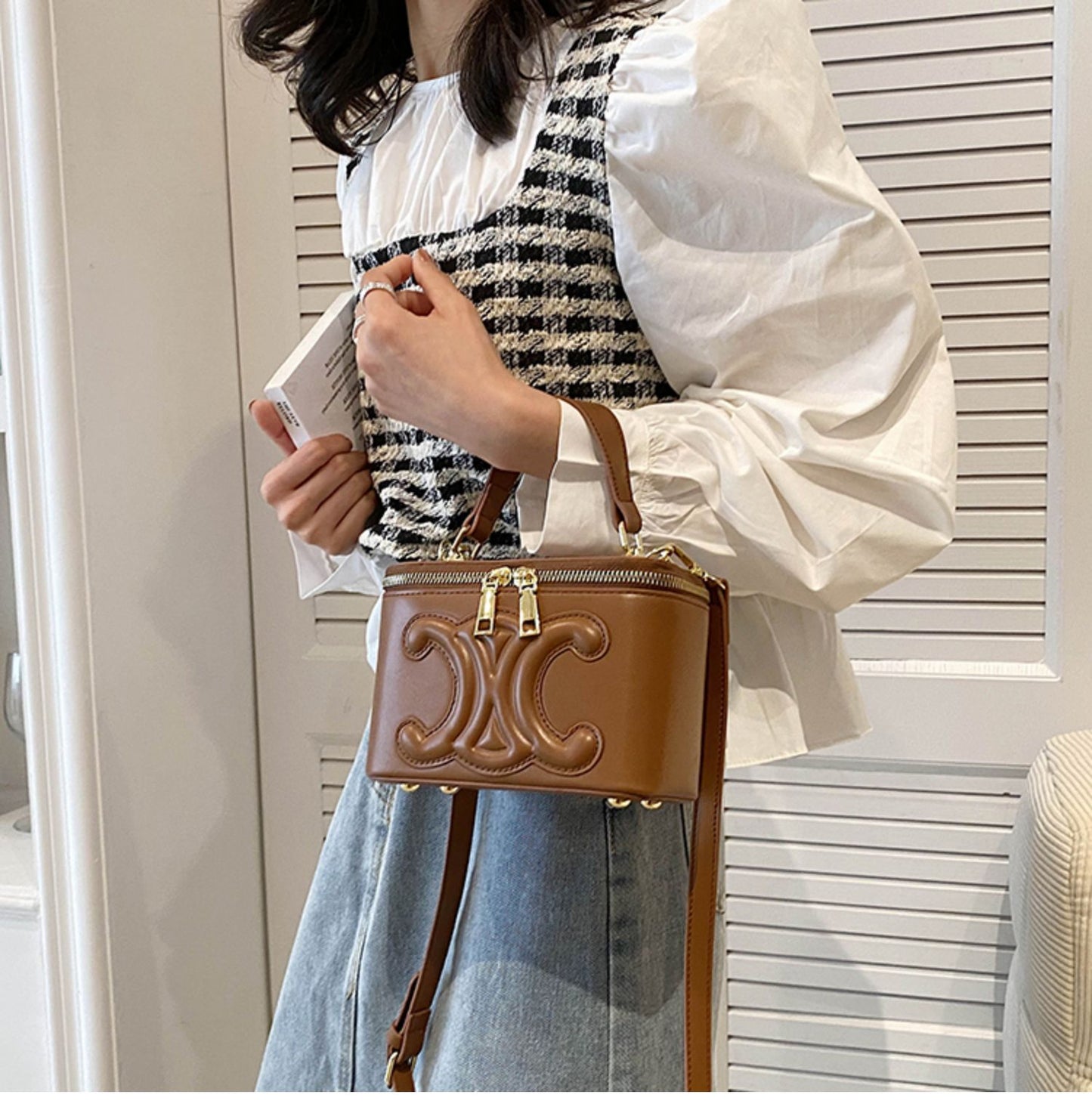 【小物】INS風メッセンジャーバッグG21591