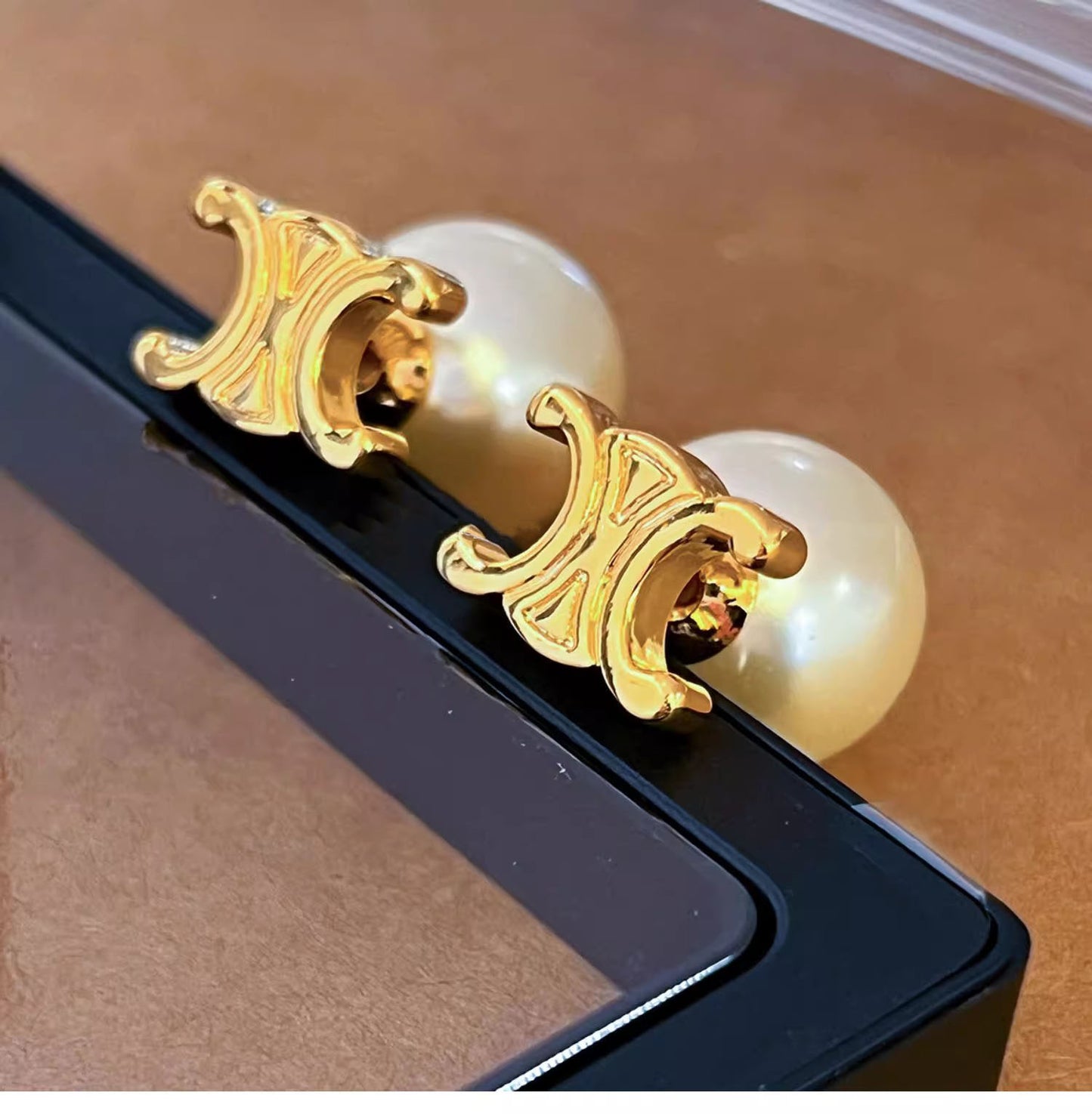 【小物】ビーズ英字柄ピアスアクセサリーG21608