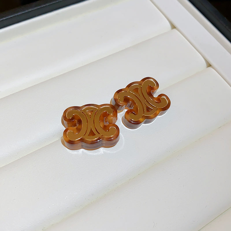 【小物】英字柄ピアスアクセサリーG21612