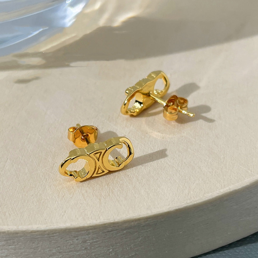 【小物】英字柄ピアスアクセサリーG21616