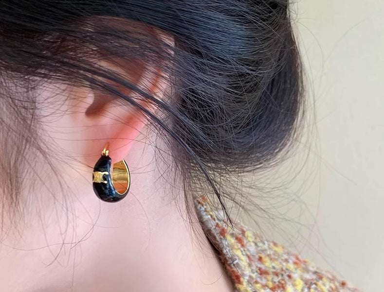 【小物】英字柄ピアスアクセサリーG21619