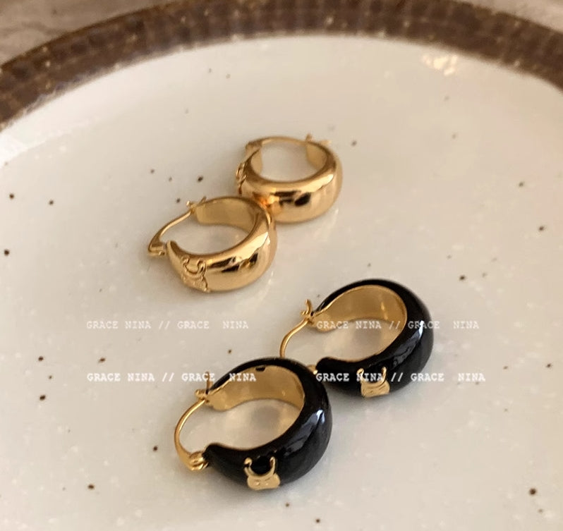 【小物】英字柄ピアスアクセサリーG21619