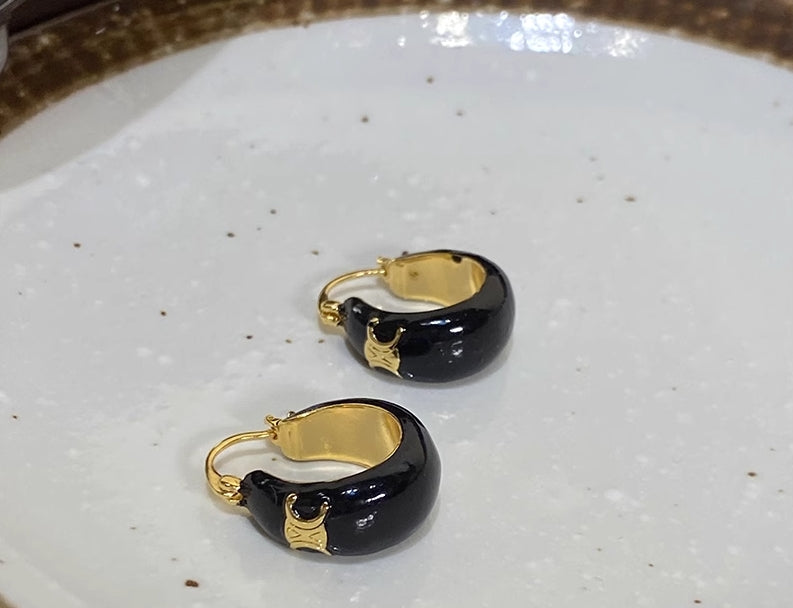 【小物】英字柄ピアスアクセサリーG21619