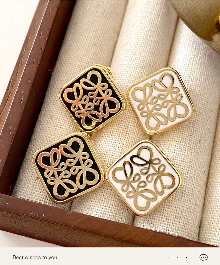 【小物】ジオメトリック柄ピアスアクセサリーG21622