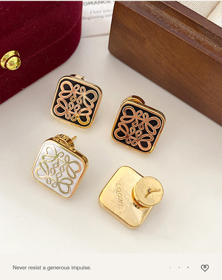 【小物】ジオメトリック柄ピアスアクセサリーG21622