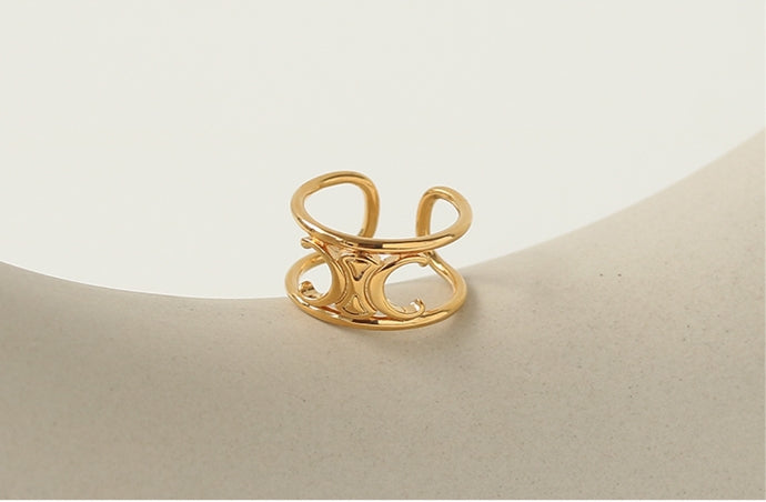 【小物】英字柄指輪アクセサリーG21657