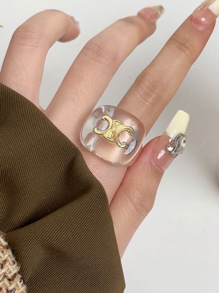 【小物】2色展開指輪アクセサリーG21658