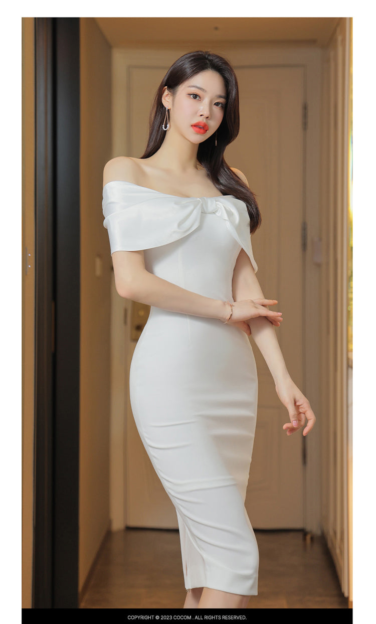 【dress】オフショルダーデートワンピースG21670