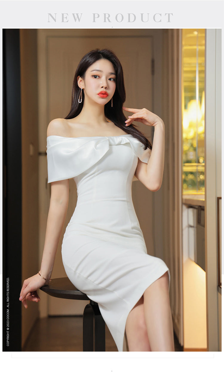 【dress】オフショルダーデートワンピースG21670