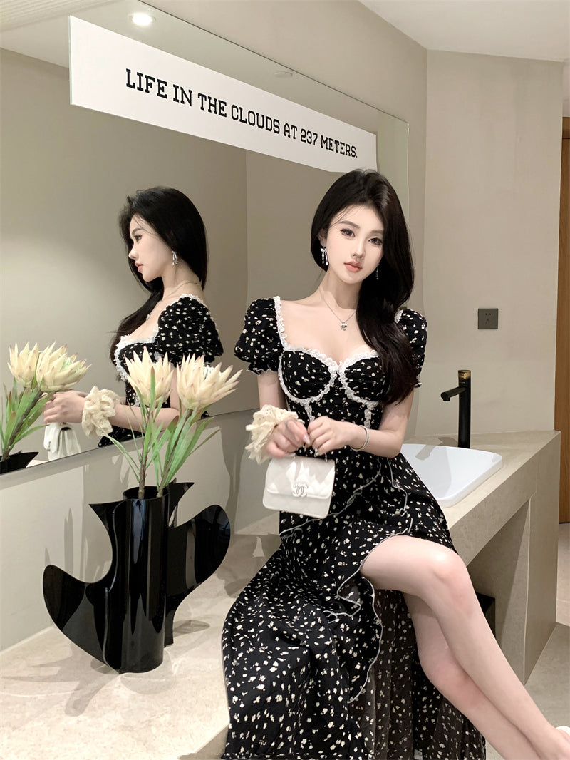 【dress】スリットイレギュラーデートワンピースG21686