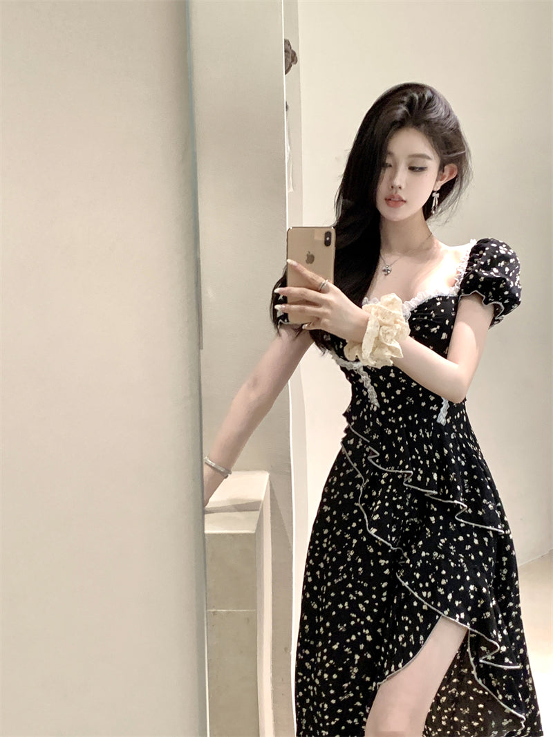 【dress】スリットイレギュラーデートワンピースG21686