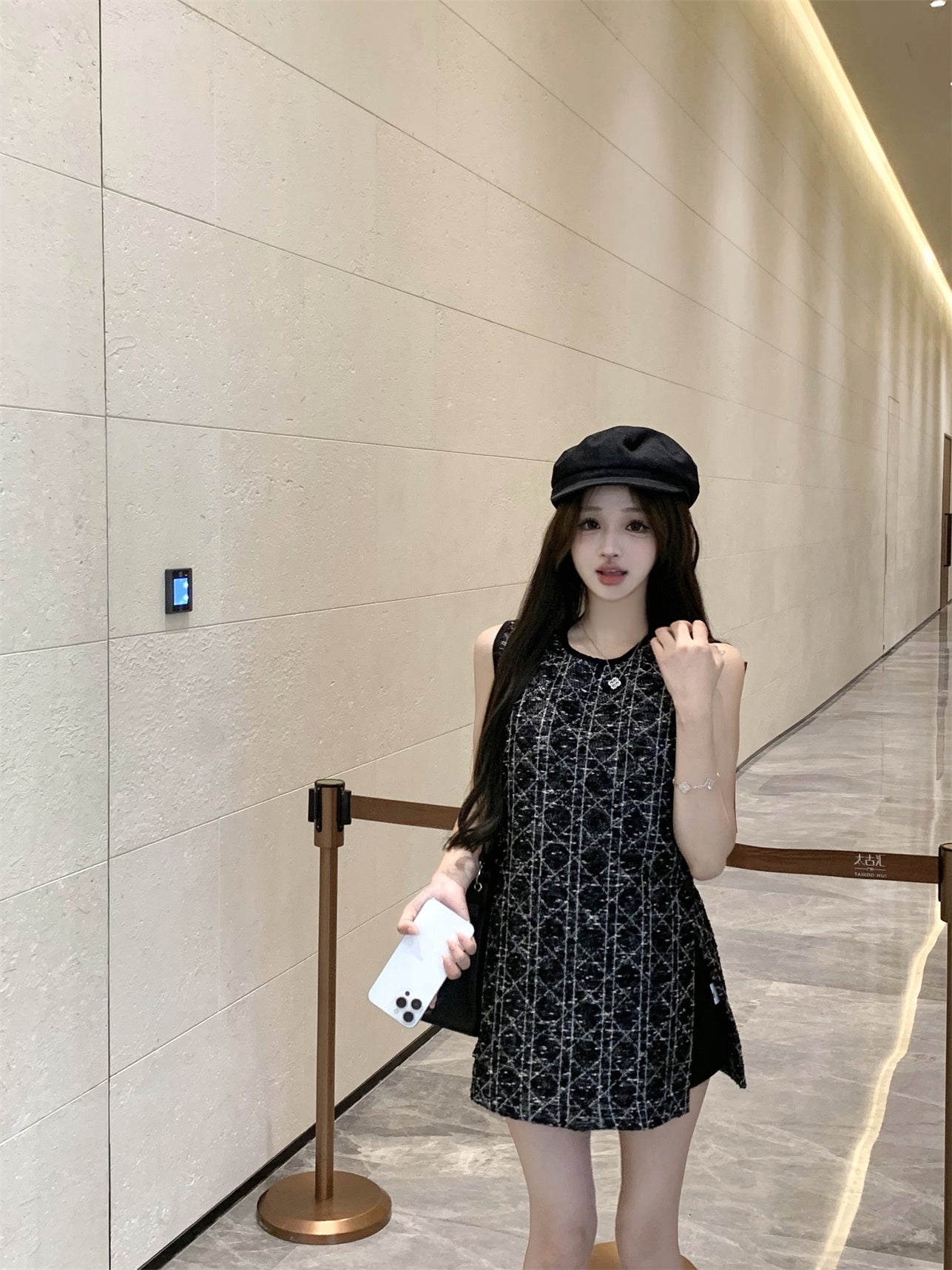 【dress】デザインスリットデートワンピースG21702