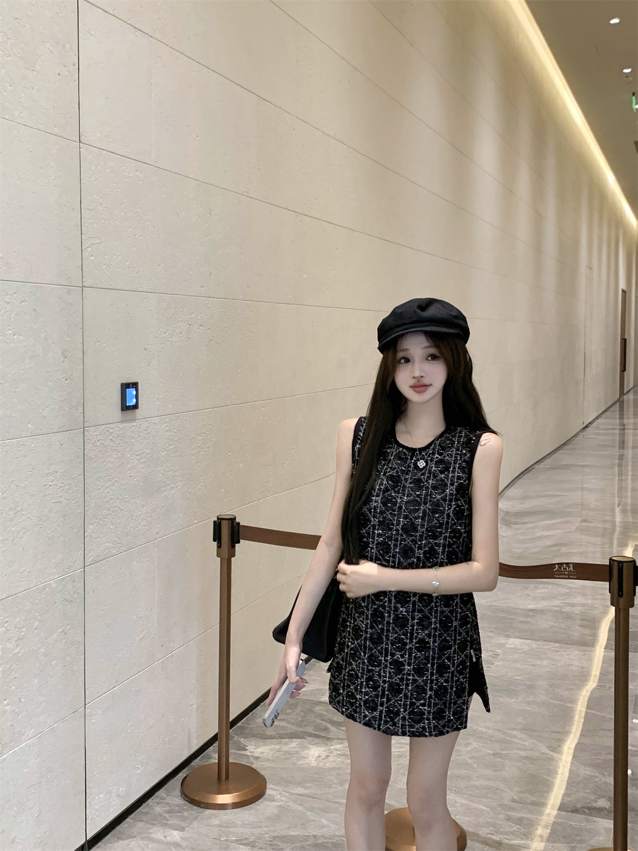 【dress】デザインスリットデートワンピースG21702