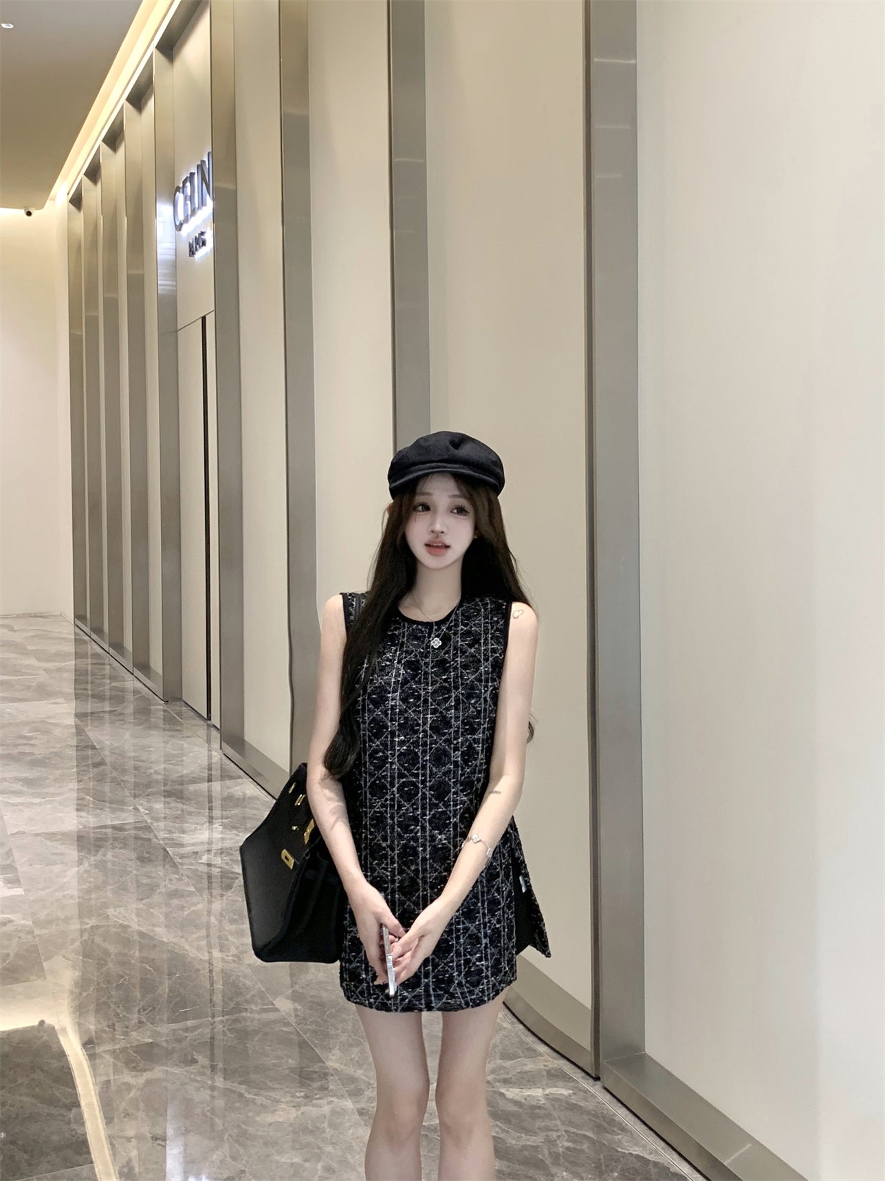 【dress】デザインスリットデートワンピースG21702