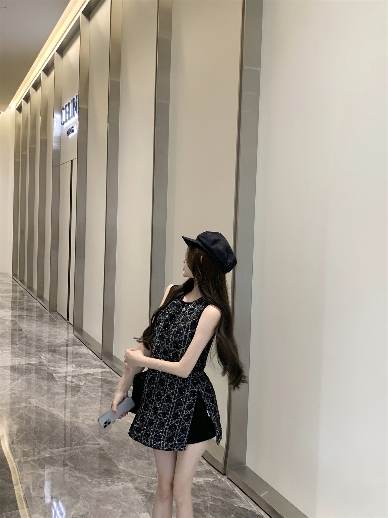 【dress】デザインスリットデートワンピースG21702