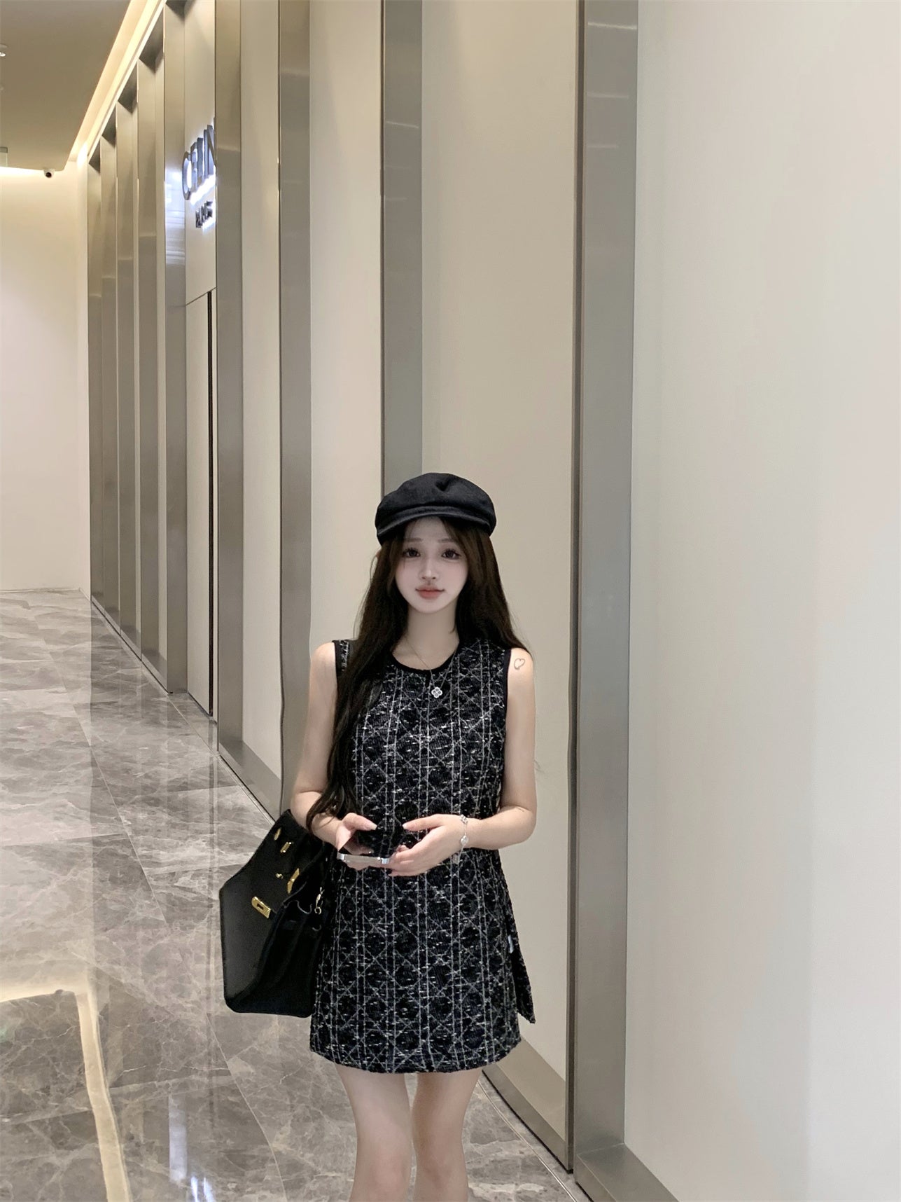 【dress】デザインスリットデートワンピースG21702