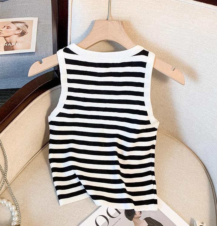 【tops】3色ボトムスニットキャミソール F7573